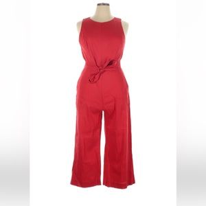 GORGEOUS Antonio Melani red jumpsuit size 14